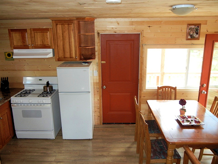 Kitchen in a cabin