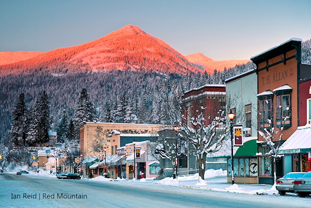 Downtown Rossland, Red Mountain